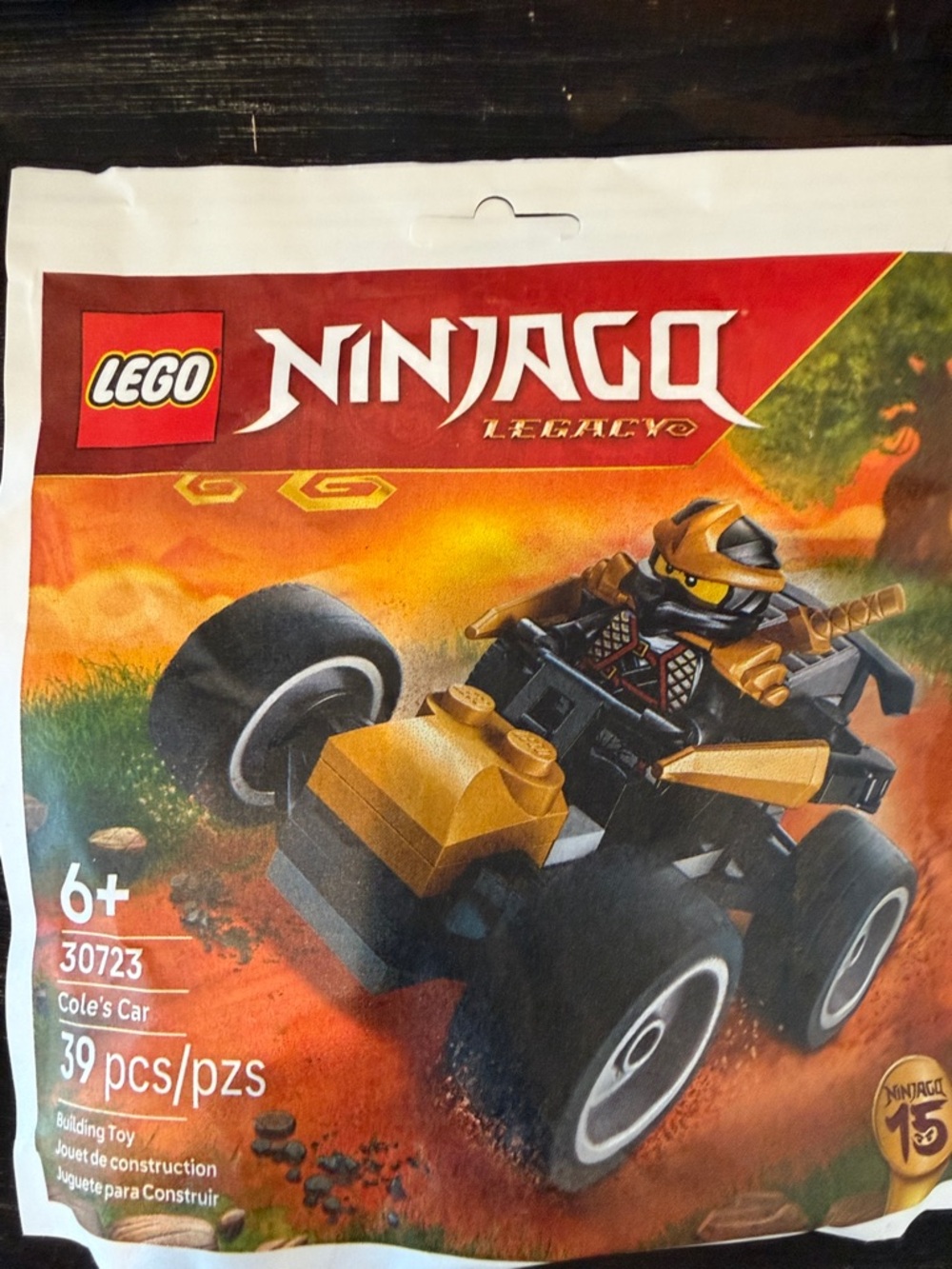 LEGO Ninjago Cole's Car - Black, Gold & White